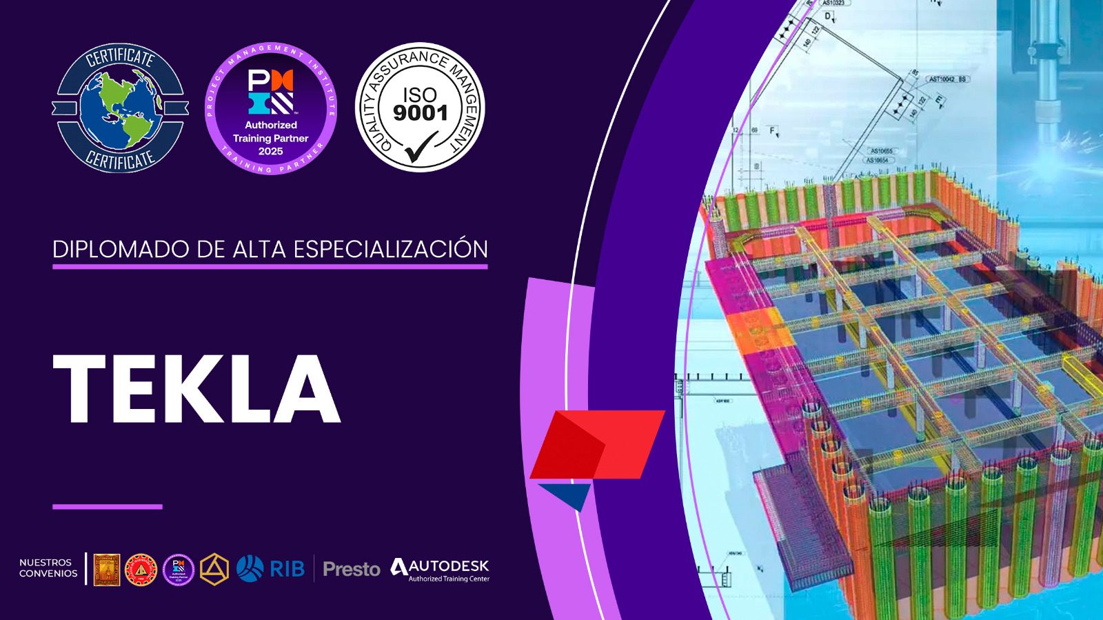 Diplomado de Alta Especialización de Tekla Asincrónico