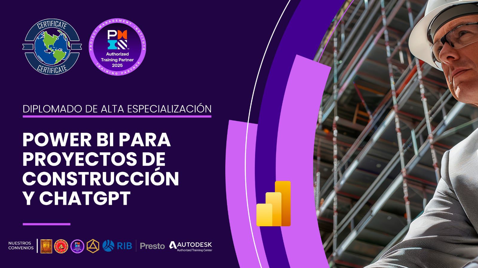Diplomado Internacional De Alta Especialización Power Bi Y ChatGPT Para Proyectos De Construcción
