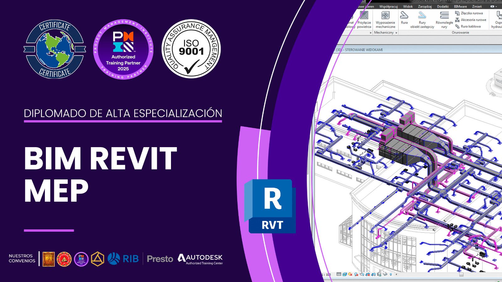 Programa de Alta Especialización BIM REVIT MEP ASINCRÓNICO