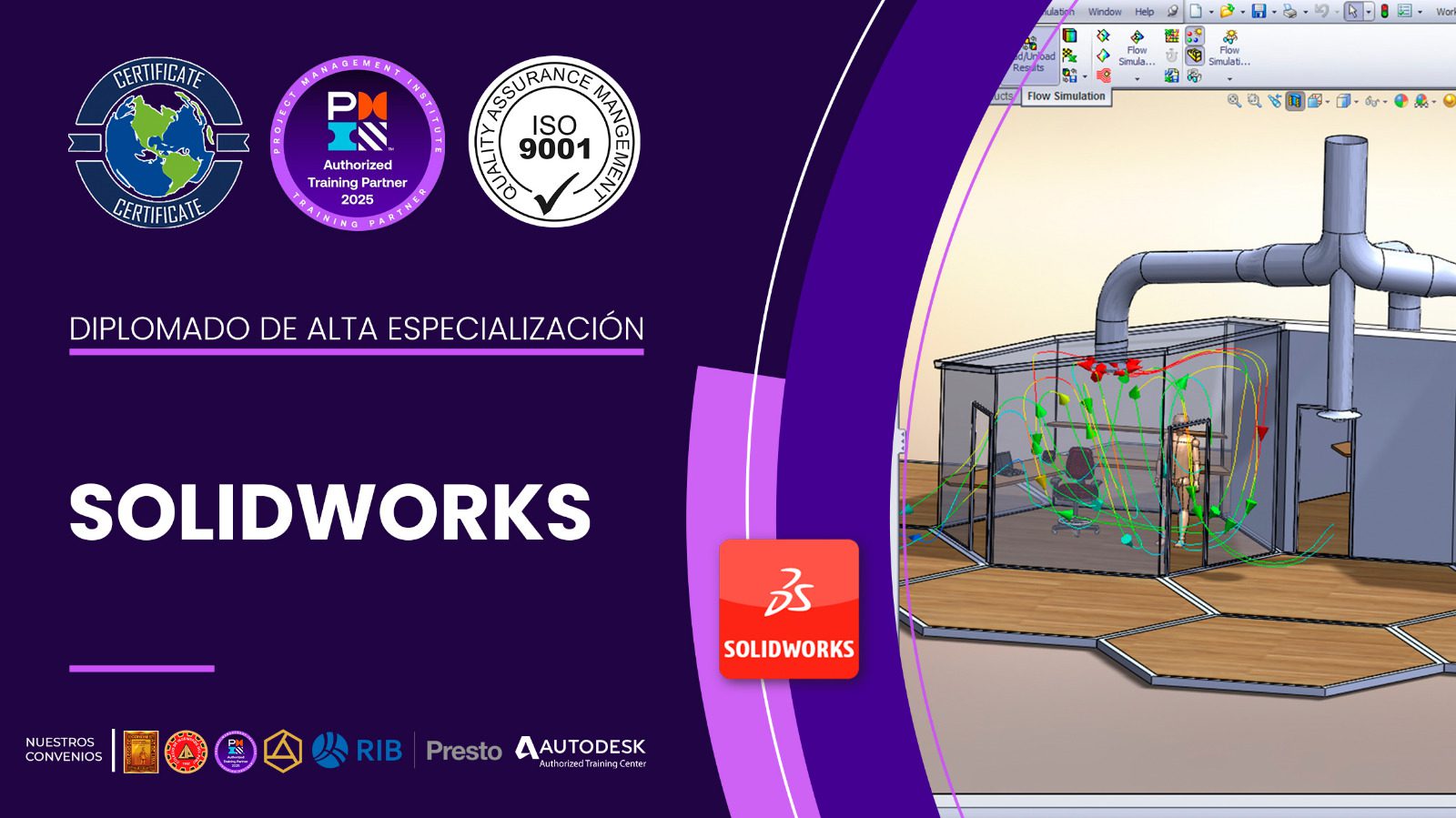 Programa de Alta Especialización Diseño Mecánico con SOLIDWORKS