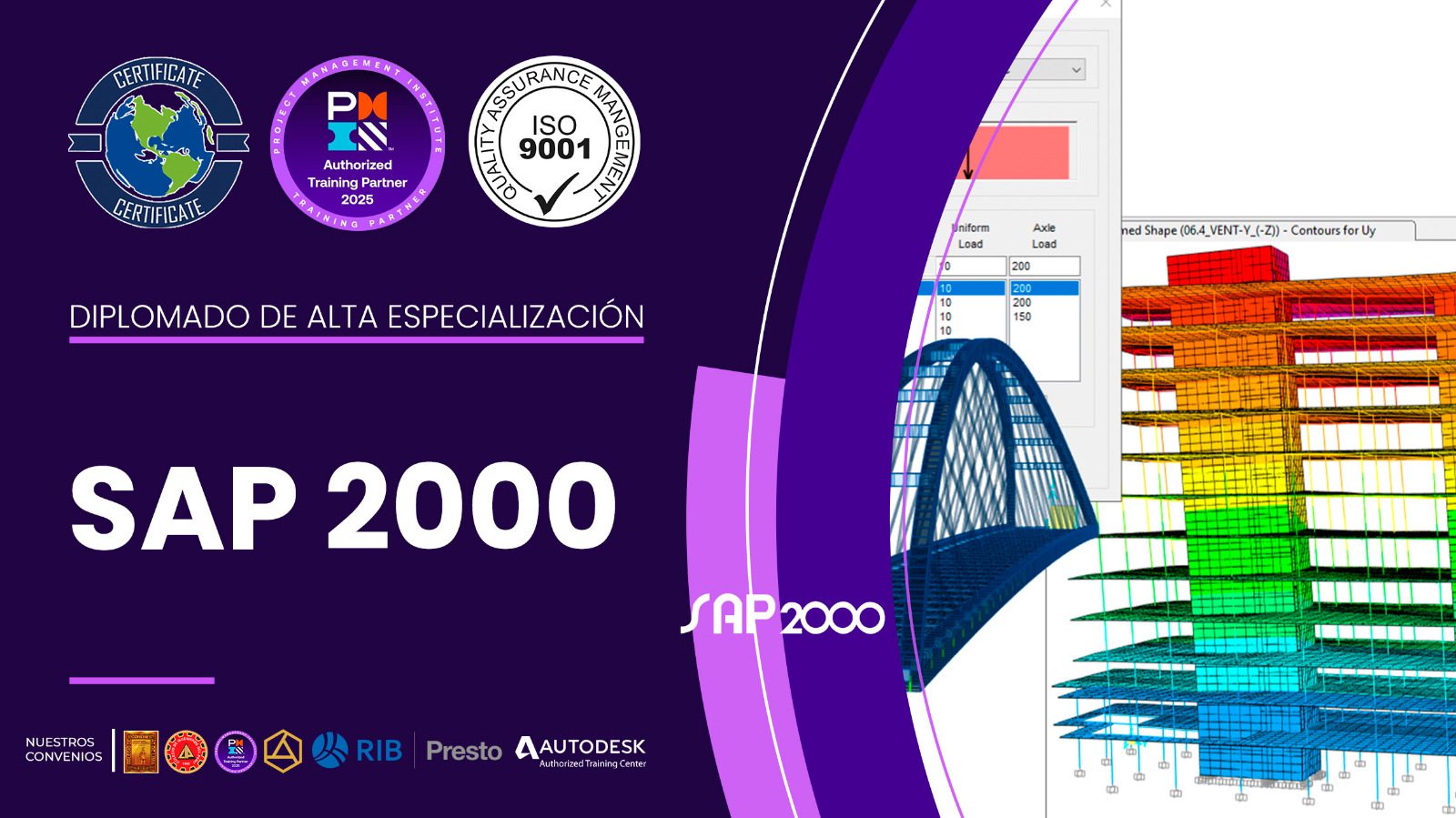 Programa De Alta Especialización SAP 2000
