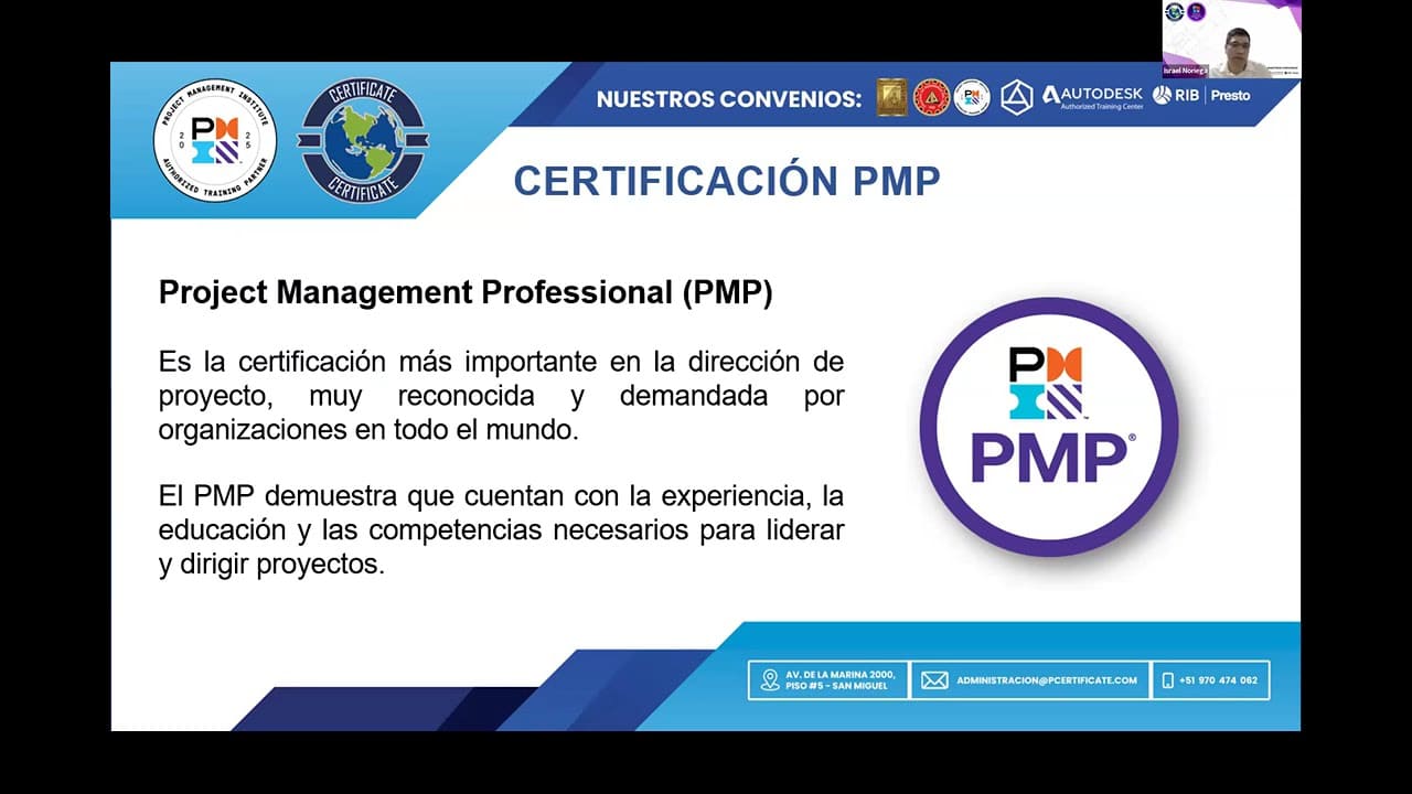 ¡Certifícate como PMP en 2025 y Aumenta tu Valor Profesional! 